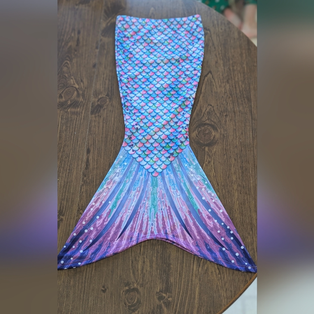 Sun Tails 4T-5T Mermaid Tail with Pastel Hues